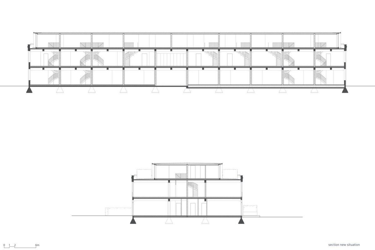 De Lakfabriek, nový řez, Wenink Holtkamp Architecten