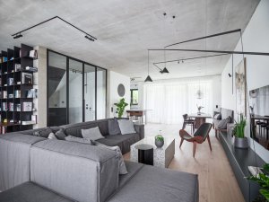 Interiér domu v pražských Malešicích od architektů z SMLXL