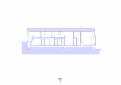 Vesnický dům, řez, ORA