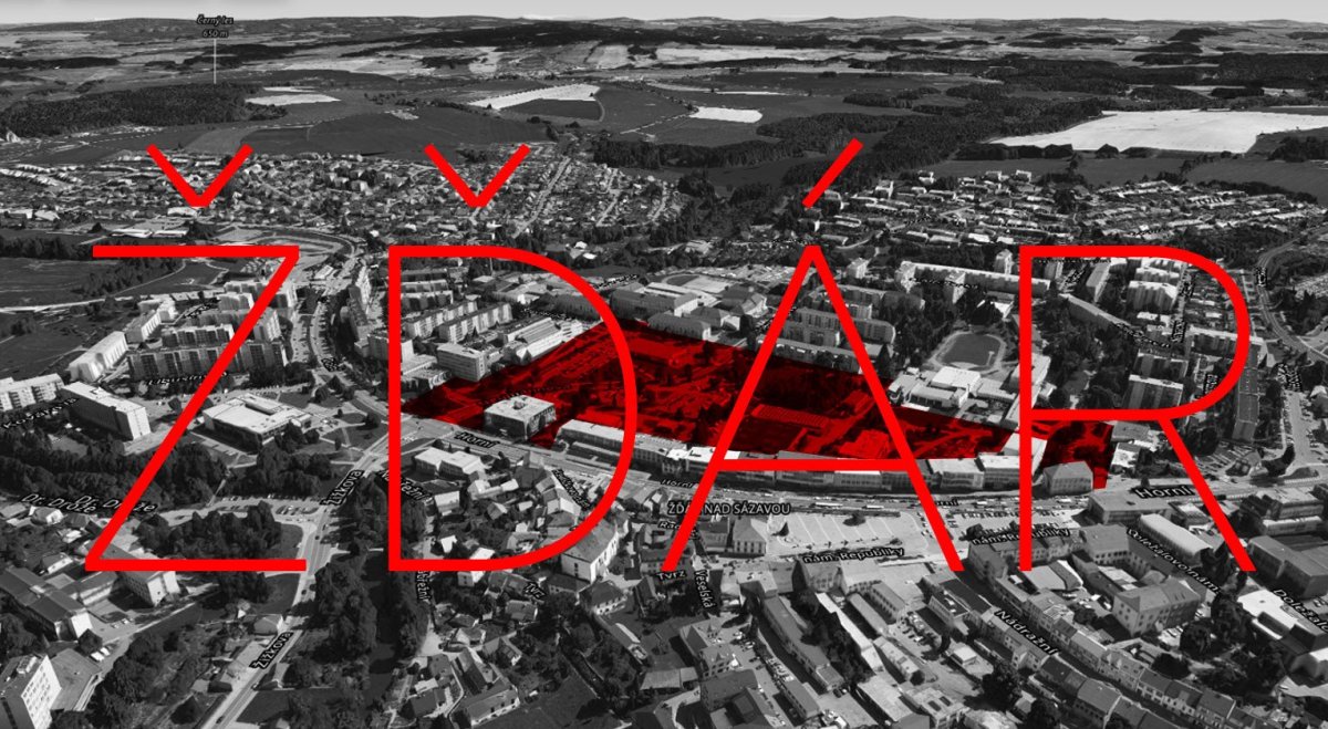 Město Žďár nad Sázavou vypsalo architektonickou soutěž na východní část centra.