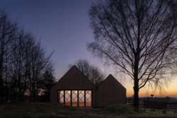 Architekta Clementine Blakemore navrhla hudební pavilon pro britskou základní školu