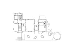 Přístavba ke školce Montessori v Jablonci nad Nisou, Mjölk architekti: Půdorys 1.NP