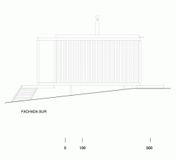 Felipe Assadi, Casa Remota, pohled jižní -
