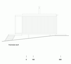 Felipe Assadi, Casa Remota, pohled jižní -