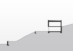 Dům ve Skrejši, Refuel works / Zbyněk Ryška, Jan Skoupý, Libor Šupler, řez příčný