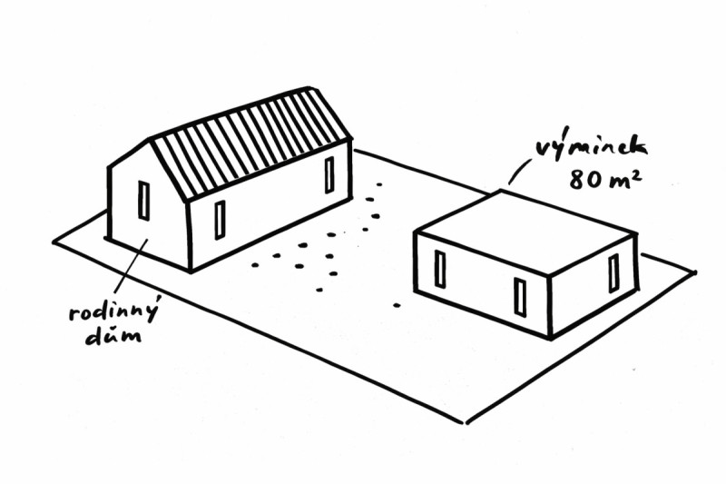 Dřevostavba k pronájmu vyminEK Sleep & Buy od Eko Modular