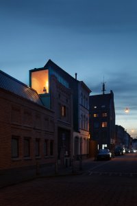 Přestavba industriální budovy na rodinný dům v Gentu, NU architectuuratelier