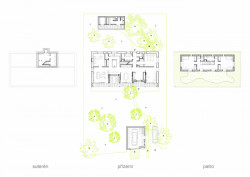 Vila ve staré zahradě, kaa-studio / Kamila Holubcová, Antonín Holubec, půdorysy