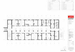 Přístavba Karvinské hornické nemocnice - půdorys 1. N.P.