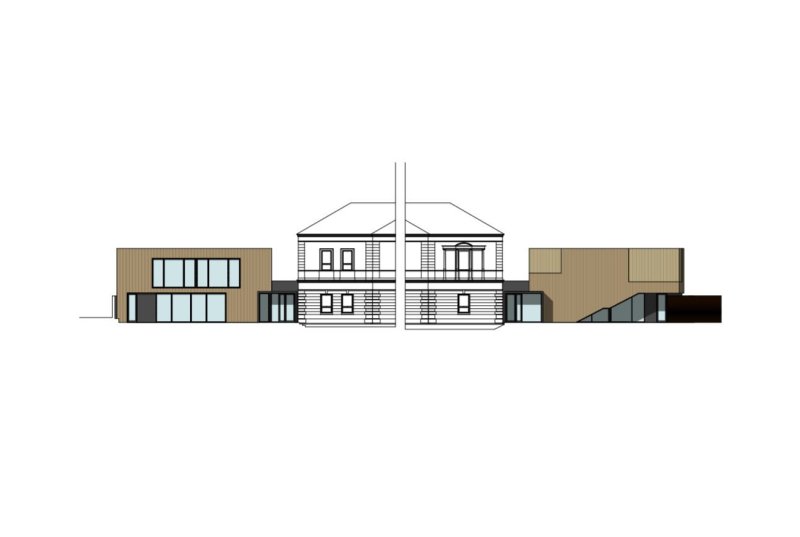 Přístavba školní družiny ZŠ Újezd v Plzni, pohled, Projectstudio8