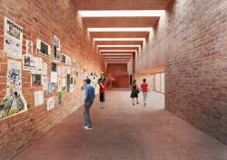 Vizualizace interiéru galerie