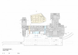 Koncertní síň v Ostravě od studií Steven Holl Architects + Architecture Acts, výkresy.