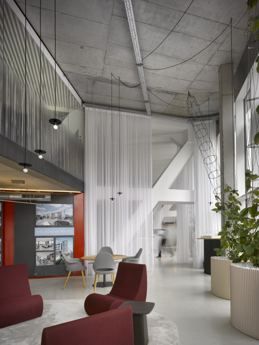 Kancelářské prostory a showroom developerské společnosti Satpo, Daniela Polubědovová