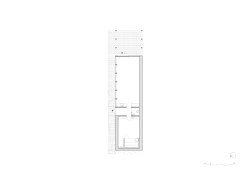 Půdorys zahradního pavilonu (Rekonstrukce a přístavba k vile v Praze-Vinohradech, PAPUNDEKL ARCHITEKTI)