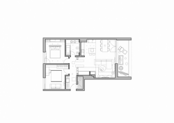 MIMOarchitekti, Výhľadňa pod Kolibou, půdorys – foto