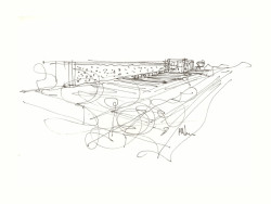 Skica (Interaktivním centru pohádek a animace OKO v Bílsko-Bělé v Polsku, Nizio Design International)