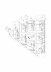 SCHINDLER SEKO ARCHITEKTI, Bytový soubor Triangle, situce v parteru – foto