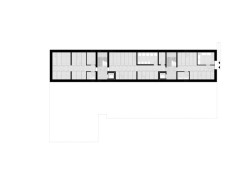 Půdorys 1.PP (Bytový dům Krušec, monom)