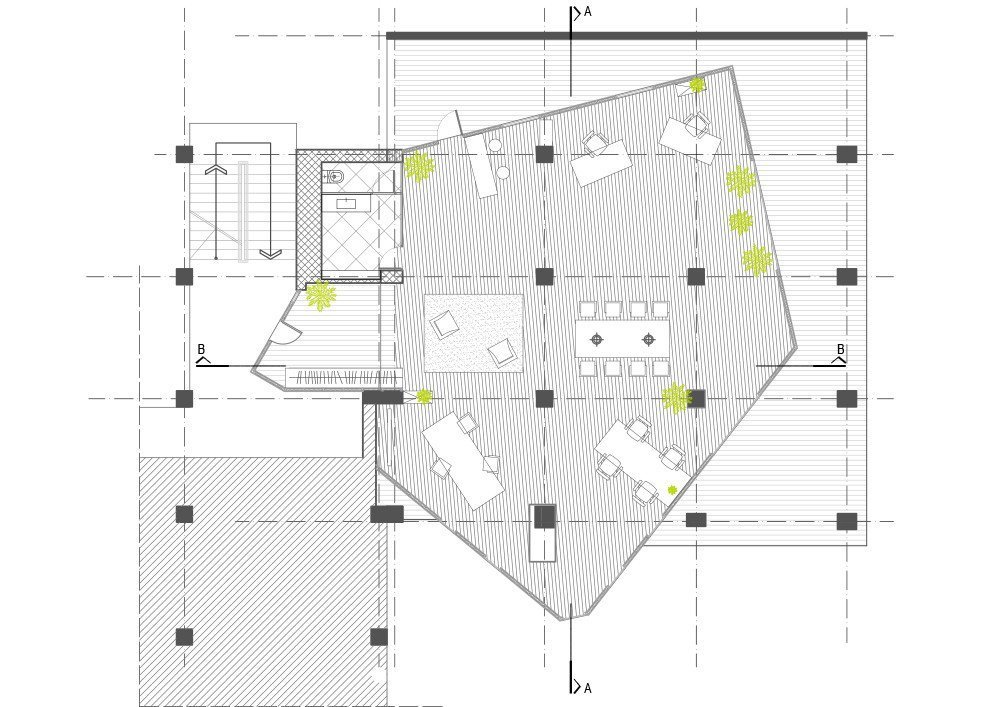Kancelář architektonického studia Stattwerk v Bělehradě