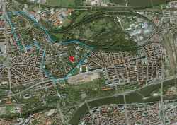 situace, Rezidence Romaina Rollanda,