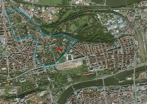 situace, Rezidence Romaina Rollanda,