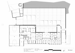 STUDIO GARDONI architectures, Fire and Rescue Centre, Chamonix, půdorys 2. NP – foto