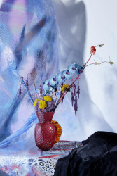 Kolekce váz Underwater od Františka Jungvirta pro sklárnu Ajeto