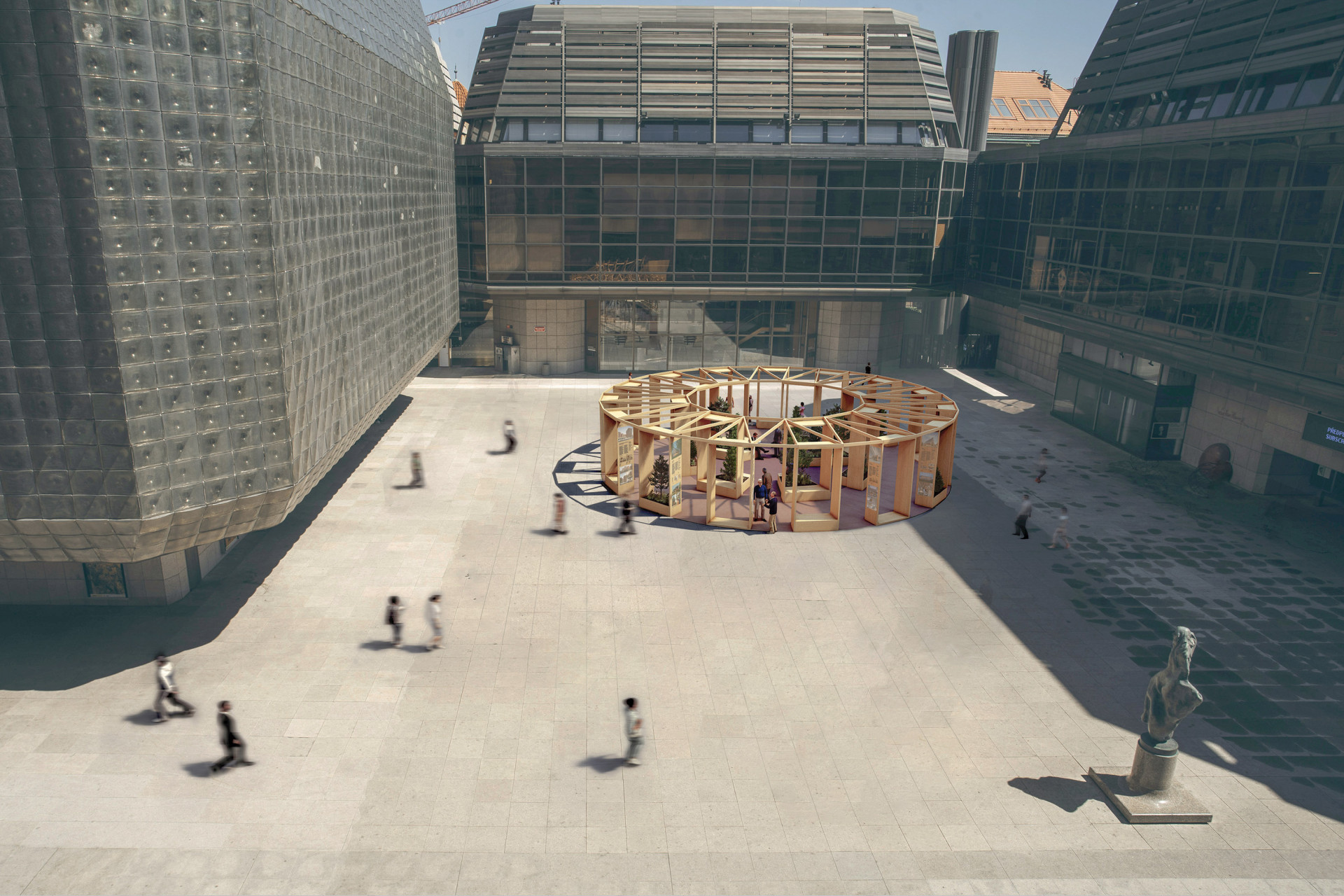 Od 18. dubna do 22. května proběhne na piazzettě Národního divadla výstava dřevěné architektury.