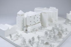 Model budoucí stavby v Revoluční třídě. 