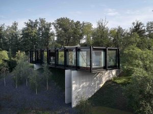 Vila Sidonius ve Středočeském kraji od Stempel & Tesar architekti