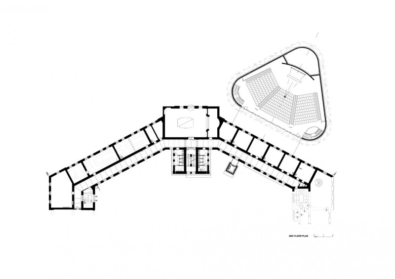 Výukové centrum VŠPJ, Qarta Architektura, půdorys