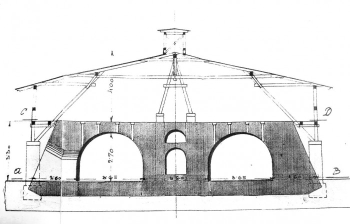 Studio acht, Centrum andragogiky, Svobodné Dvory, původní výkres – foto