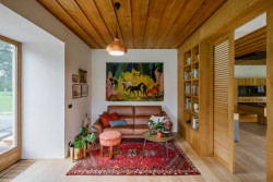 Interiéry propojují se zahradou nová francouzská okna