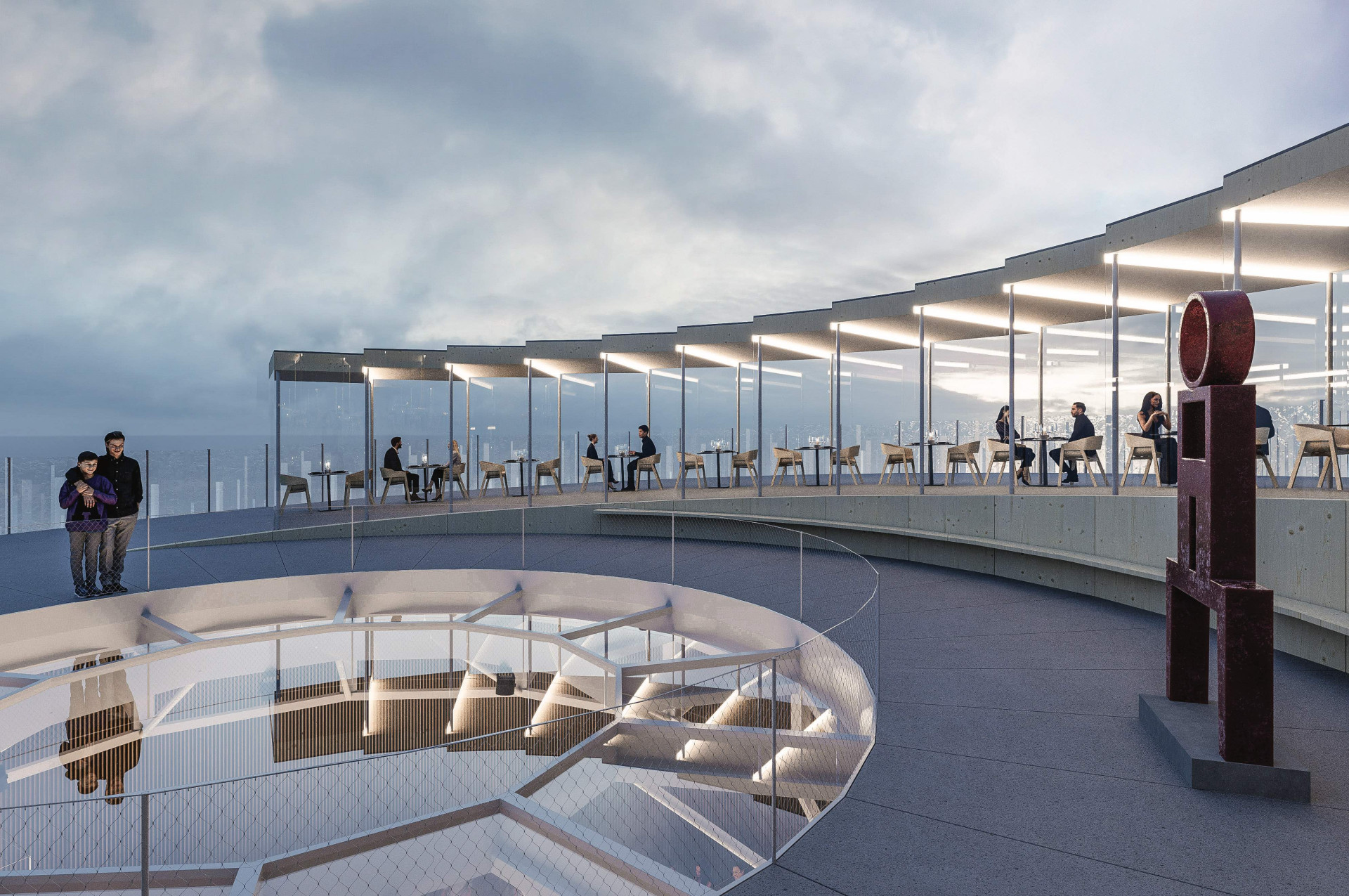 Vizualizace vítězného pavilonu pro EXPO 2025 v Ósace