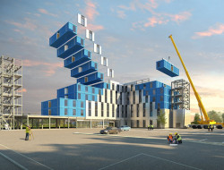 Chapman Taylor, modulární hotel v Anglii, foto