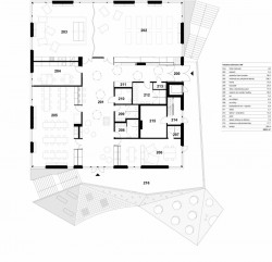 Komunitní centrum Mírová, Mnichovo Hradiště, PROJEKTIL ARCHITEKTI - půdorys 1.N.P.