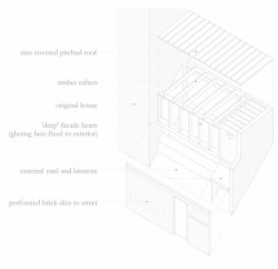 Axo, Magennis Square, TAKA architects,