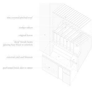 Axo, Magennis Square, TAKA architects,