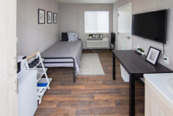 Ubytování pro lidi bez domova v LA, NAC Architecture