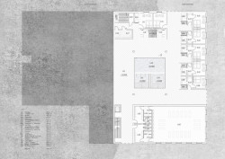 Eliška Kovaříková, Přestavba majáku na hotel v Syrakusách, Itálie, půdorys 1. PP – foto