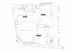 Galéria Martin, půdorys 1NP, Atelier8000