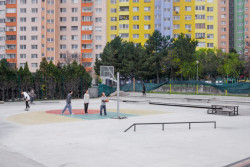 Zrenovované hřiště v Bratislavě od U/U Studia