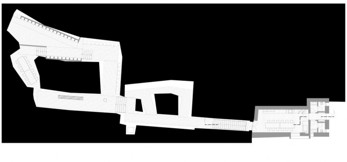 Vinný sklep Konice, půdorys, Tomáš Dvořák architekti