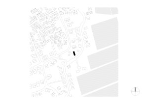 Dům na svahu, Bialucha Architektur - situace