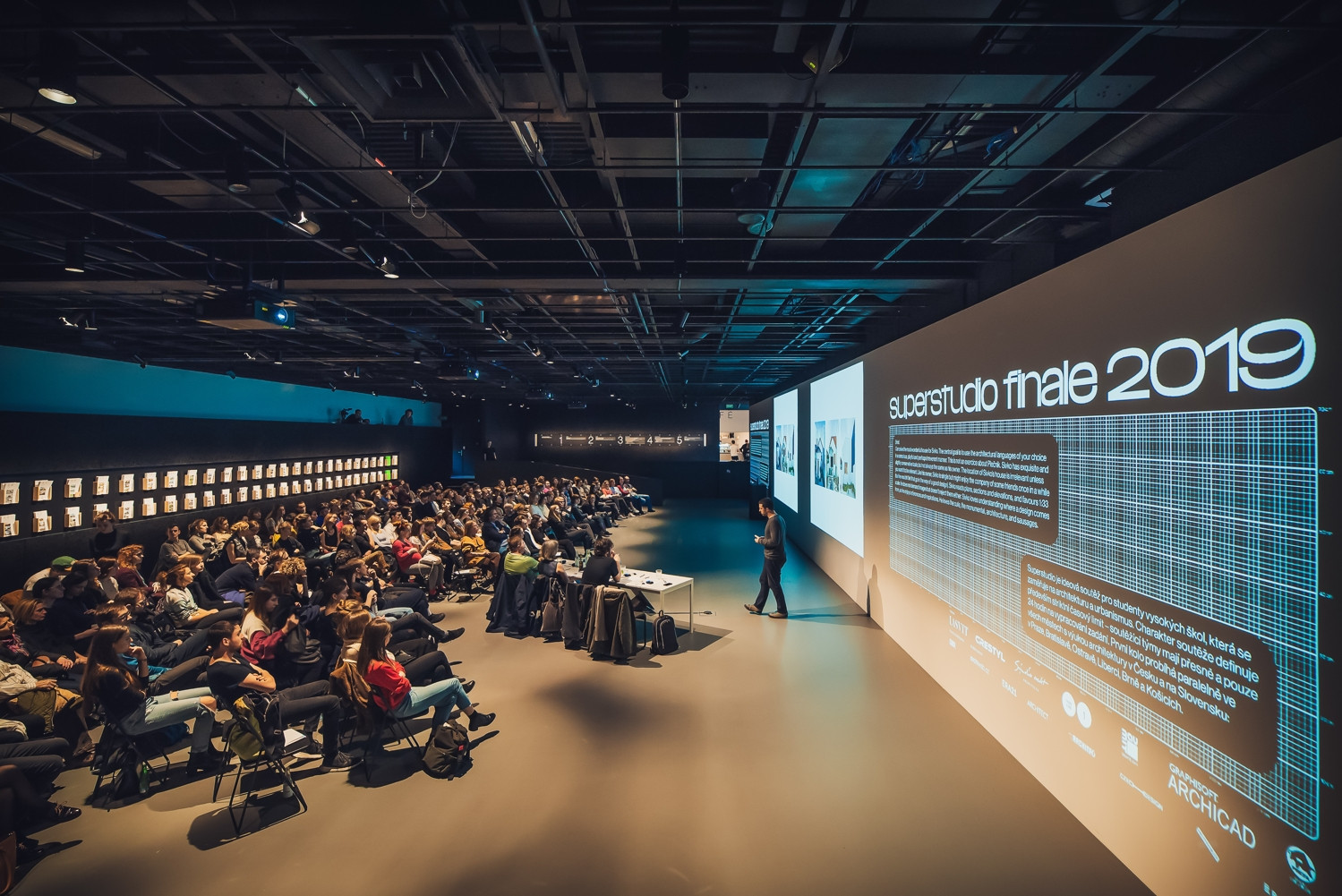 Finálový večer studentské soutěže SUPERSTUDIO 2019.