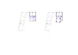 Rekonstrukce a přístavba rodinného domu v Lozorně, MAPA: Schéma - porovnání