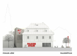 Pivovar Falkenštejn, Atelier Hoffman, jižní pohled