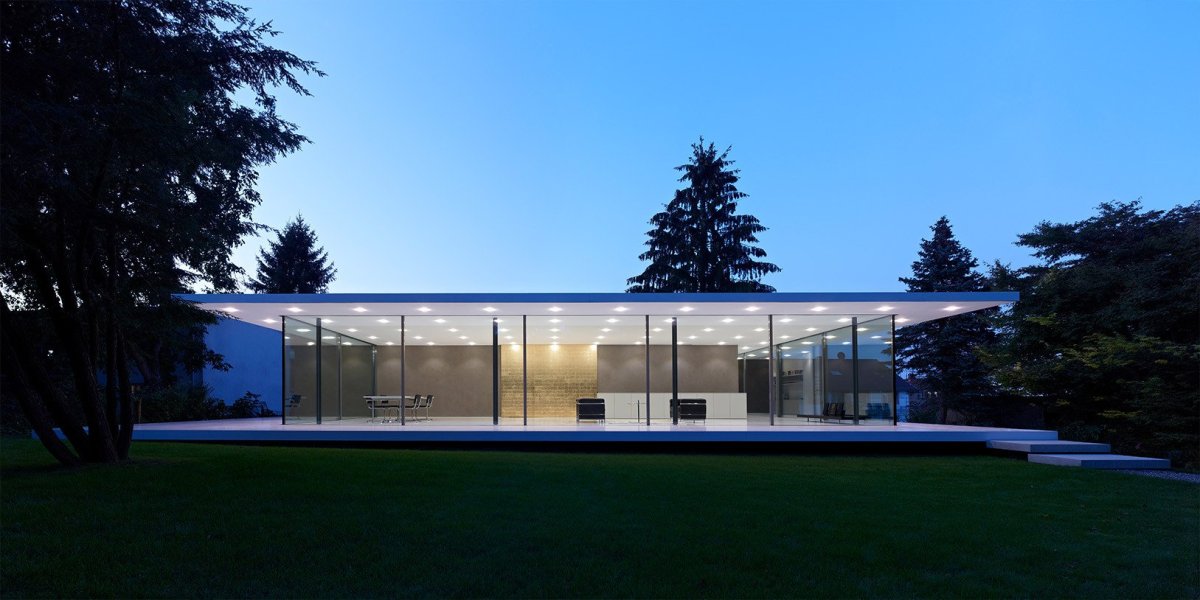 Vila ve Stuttgartu od architekta Wernera Sobeka s okny Air-lux