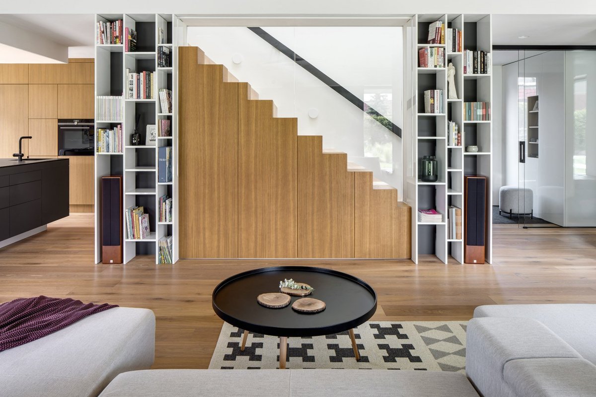 Interier rodinného domu v Praze, boq architekti / Miroslav Stach, Jana Stachová