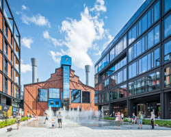 Revitalizace areálu varšavské elektrárny Powiśle architektonickým ateliérem APA Wojciechowski Architekci na živoucí městskou čtvrť